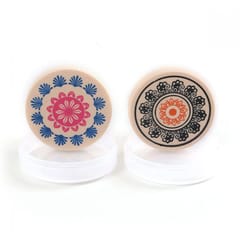 KD Carrom Board Striker Indoor Game Striker Accessories Set Of 2 Used In National & International Carrom Tournament (Royal)