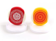 KD Carrom Board Striker Indoor Game Striker Accessories Set Of 2 Used In National & International Carrom Tournament (Original Ball)