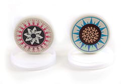 KD Carrom Board Striker Indoor Game Striker Accessories Set Of 2 Used In National & International Carrom Tournament (Leader)