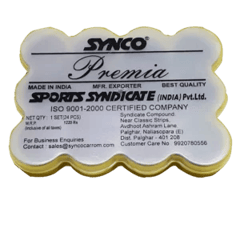 PVC बॉक्समध्ये Synco Premia कॅरम बोर्ड नाणी