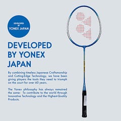Yonex GR 303 Aluminium Blend Badminton Racquet with Full Cover Blue