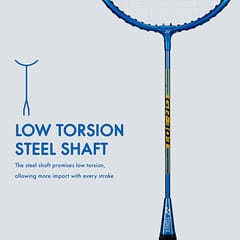 Yonex GR 303 Aluminium Blend Badminton Racquet with Full Cover Blue