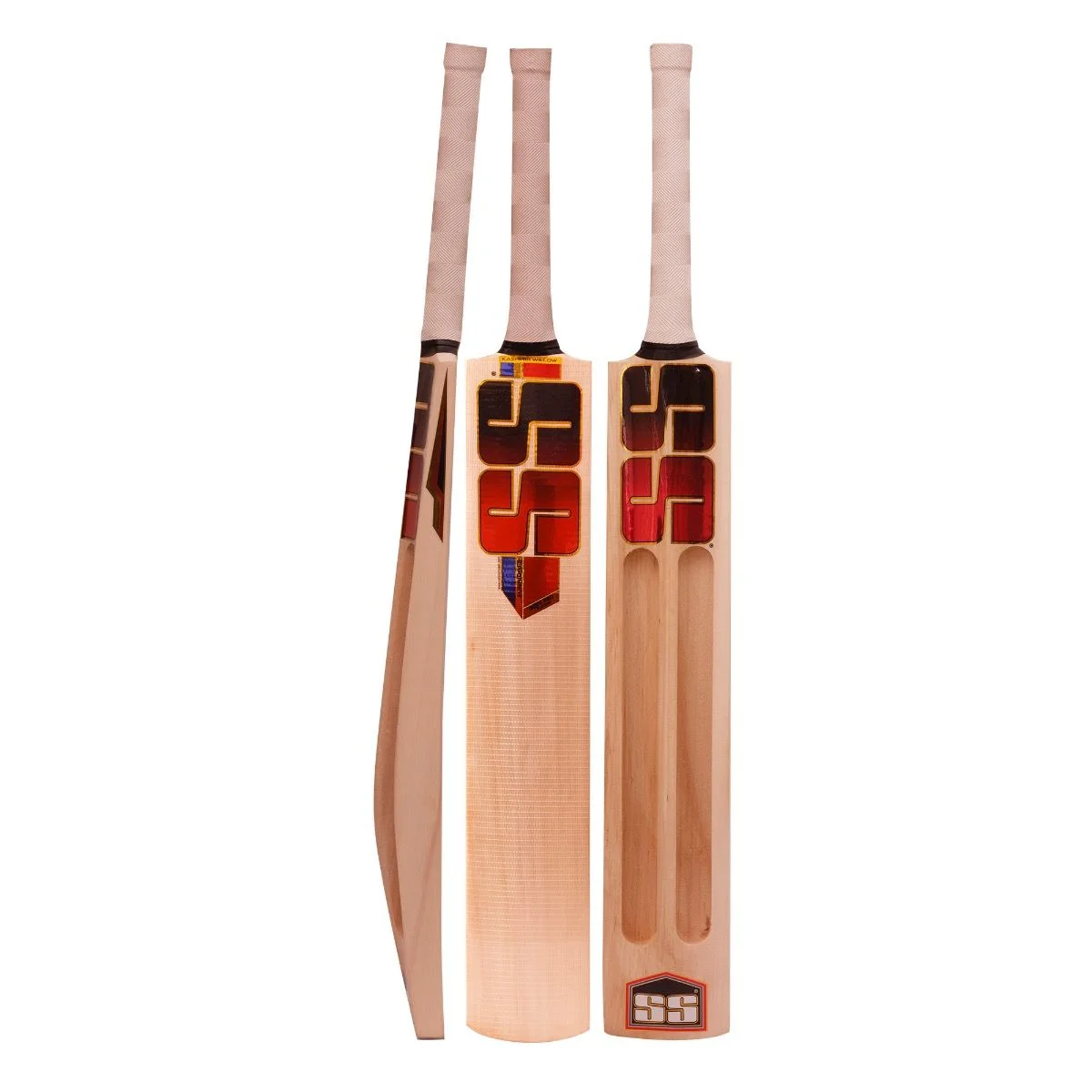 SS KW0189 SS সফট প্রো প্লেয়ার স্কুপ সঙ্গে ফাইবার কাশ্মীর উইলো ক্রিকেট ব্যাট (আকার: ছোট হাতল)