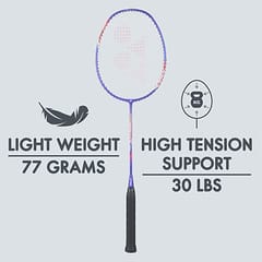 YONEX Badminton Racquet Voltric Lite 25i (G4, 77 Grams, 30 lbs Tension)