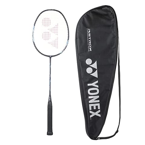 YONEX ग्रेफाइट बॅडमिंटन रॅकेट ॲस्ट्रॉक्स लाइट 27i (G4, 77 ग्रॅम, 30 एलबीएस टेंशन, ब्लू)