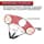 YONEX Nanoray 6000I G4-U ॲल्युमिनियम बॅडमिंटन रॅकेट पूर्ण कव्हर (लाल) आणि Yonex Mavis 10 नायलॉन शटलकॉक, पिवळा, 6 चा पॅक | मेड इन जपान (ग्रीन कॅप) रेड ग्रीन सीए