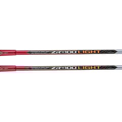 YONEX ZR 100 લાઇટ એલ્યુમિનિયમ બ્લેન્ડ બેડમિન્ટન રેકેટ સંપૂર્ણ કવર (લાલ/લાલ) સાથે - 2 નો સેટ