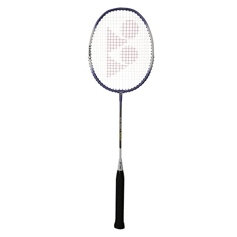 पूर्ण कव्हर असलेले Yonex ZR 100 लाइट ॲल्युमिनियम बॅडमिंटन रॅकेट | मेड इन इंडिया (1 चा संच) | निळा