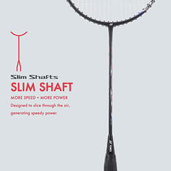 YONEX ব্যাডমিন্টন র্যাকেট ASTROX LITE 21I, Graphite, Black