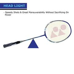 YONEX Nanoray 7000i एल्युमीनियम बैडमिंटन रैकेट फुल कवर के साथ (नीला), G4-2U