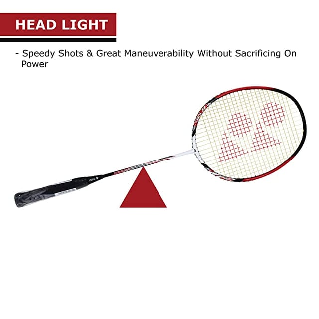 YONEX Nanoray 7000i Aluminum Badminton Racquet with Full Cover (Red), G4-2U