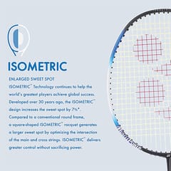 YONEX Graphite Badminton Racquet, Muscle Power 22LT Black Blue