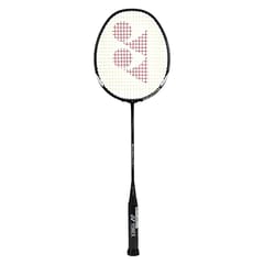 YONEX मसल पॉवर 29 कार्बन ग्रेफाइट स्ट्रंग बॅडमिंटन रॅकेट (काळा/पांढरा, G4, 85-92 ग्रॅम, 24 पाउंड)