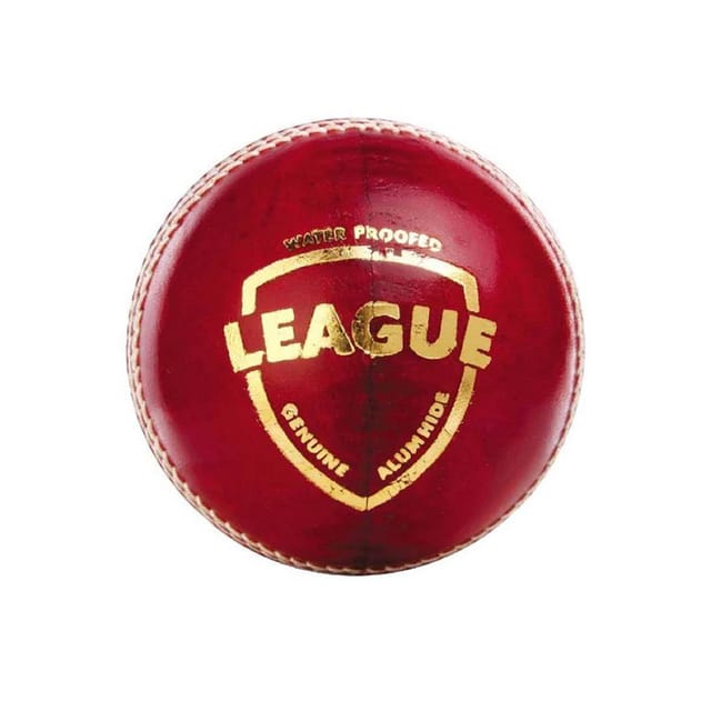 एसजी लीग क्रिकेट बॉल वयस्कों के लिए, लाल - 1 पीसी