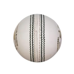 SG Test White Four- Piece Cricket Leather Ball, 1PC