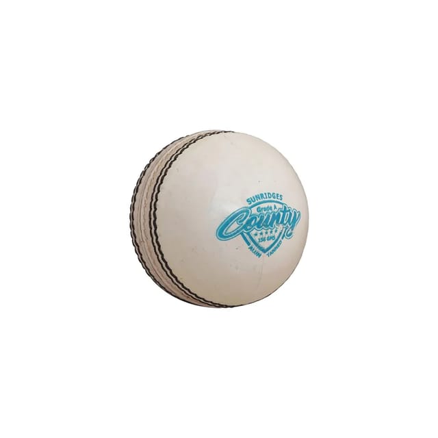 SS County Cricket Ball, White - 1PC