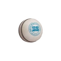 SS County Cricket Ball, White - 1PC