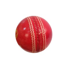 Vicky Googly Leather Cricket Ball, 1Pc (Red)