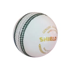 પુખ્ત વયના લોકો માટે એસજી શિલ્ડ 30 ક્રિકેટ બોલ, સફેદ - 1 પીસી