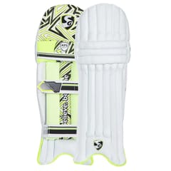 SG Club Left Hand Batting Legguard, White