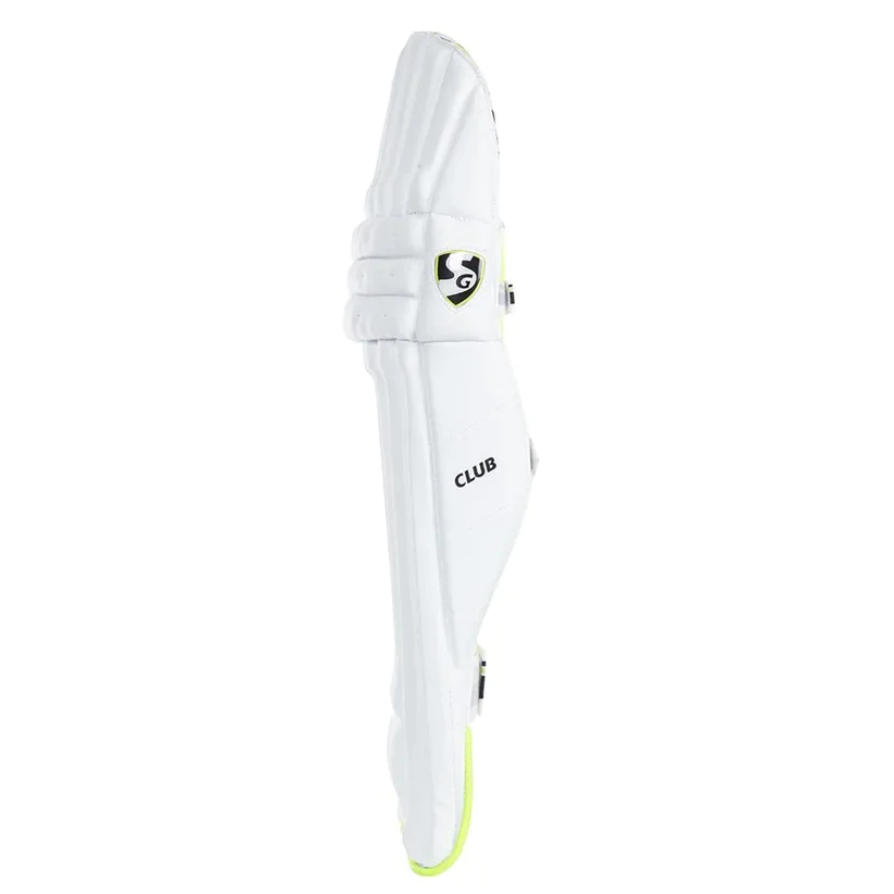 SG Club Left Hand Batting Legguard, White