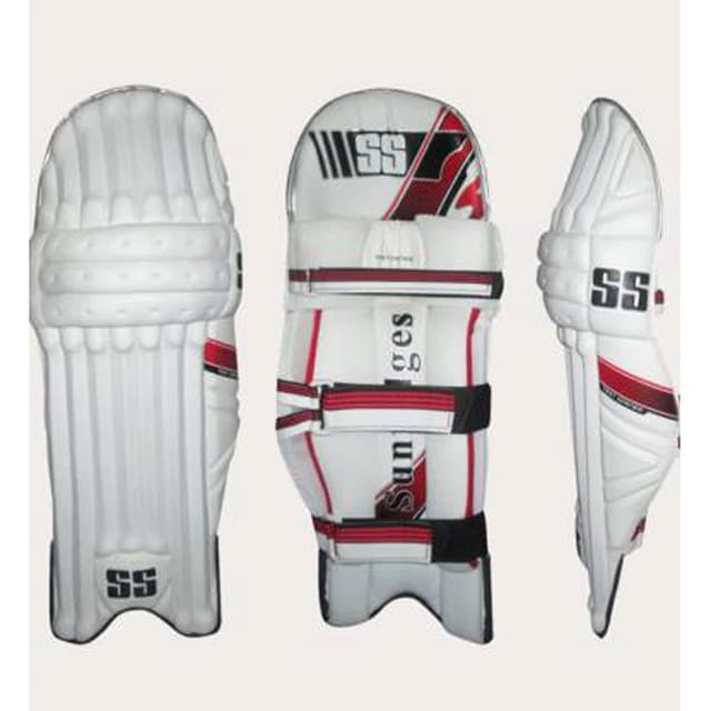 SS Test Opener RH Batting Legguard , White