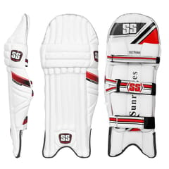 SS Test Opener RH Batting Legguard , White