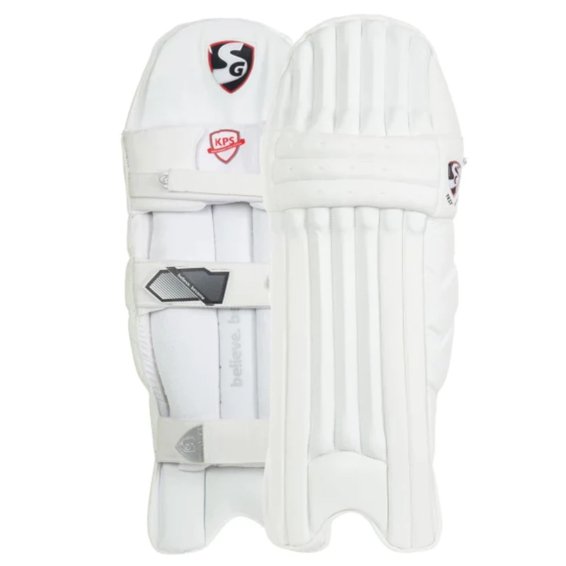 SG Test White Cricket Batting Legguard (Batting Pad)
