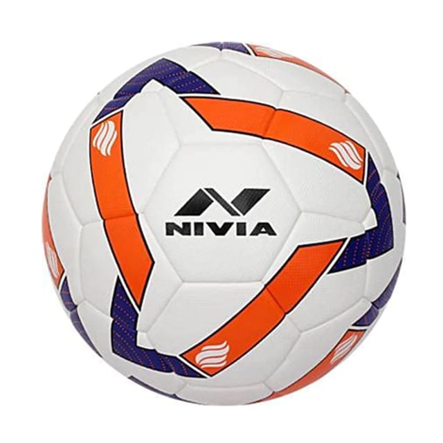 Nivia FB292 Shining Star Footaball, White - Size 5