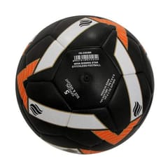 Nivia Shining Star Stichiess Football, Black/White/Orange - Size 5