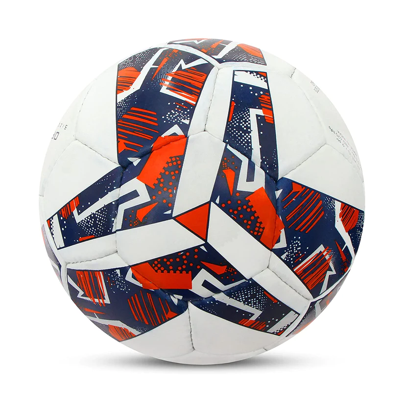 Nivia Trainer Star Football, White/Blue - Size 5
