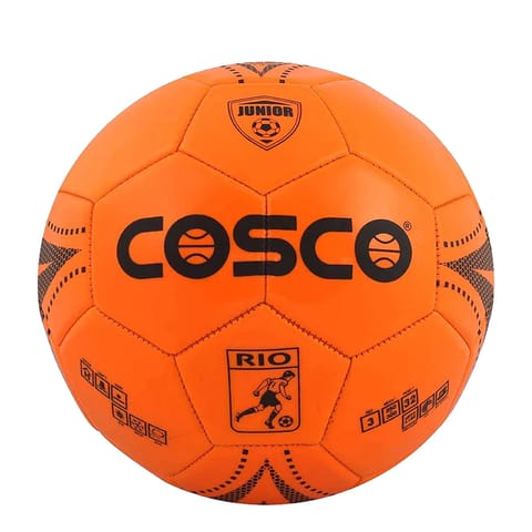 Cosco Rio Kid's PVC Football (Size 3, Small, Orange) Online at Low Prices  in India