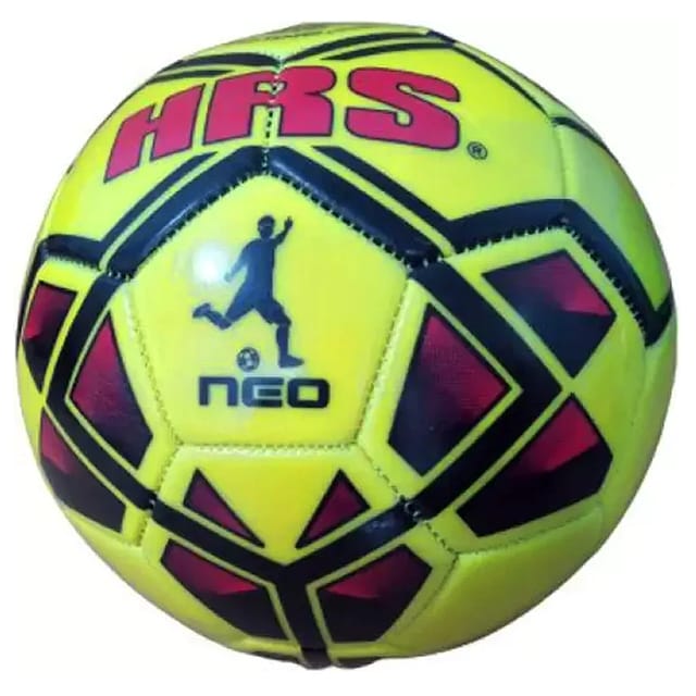 HRS FB-902 नियो फुटबॉल, साइज़ 3 (मिश्रित रंग)