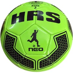 HRS FB-902 नियो फुटबॉल, साइज़ 3 (मिश्रित रंग)
