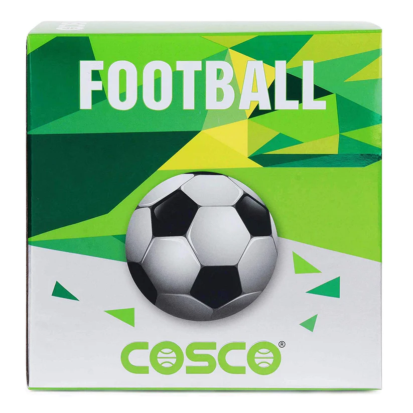 Cosco Platina Men's Footballs, Size 5 (White/Red)