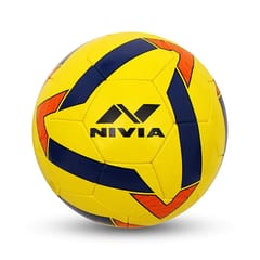 Nivia Super Synthetic PU Football (Size: 5, Color : Yellow)