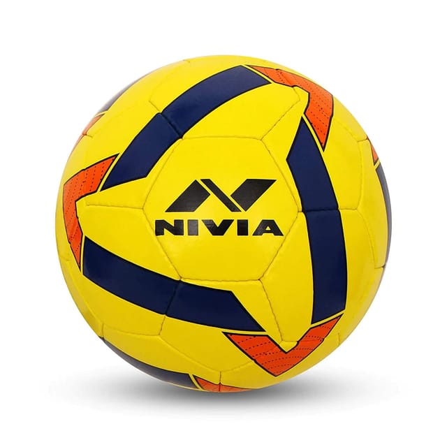 Nivia Super Synthetic PU Football (Size: 5, Color : Yellow)