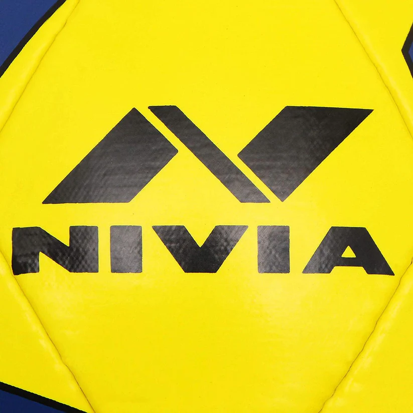 Nivia Super Synthetic PU Football (Size: 5, Color : Yellow)