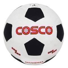 Cosco 14013 Mundial Foot Ball, Size 5 (White/Black)