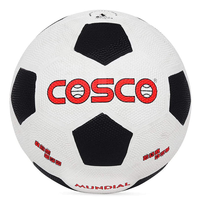 Cosco 14013 Mundial Foot Ball, Size 5 (White/Black)