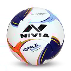 Nivia Ripple Beach Football, Size 5 (White/Blue)