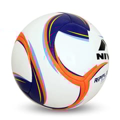 Nivia Ripple Beach Football, Size 5 (White/Blue)