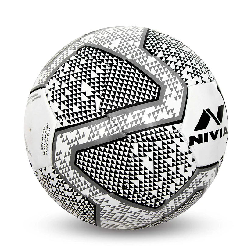 Nivia Black & White Football - Size 5