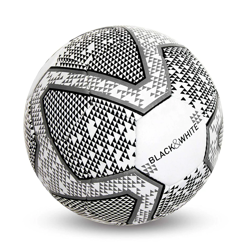 Nivia Black & White Football - Size 5