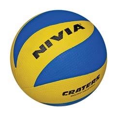 Nivia Craters Volleyball, Yellow/Blue - Size 4