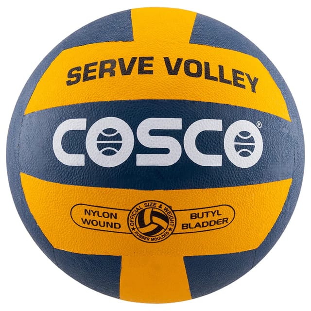 Cosco Serve Volleyball , Yellow/Blue - Size 4