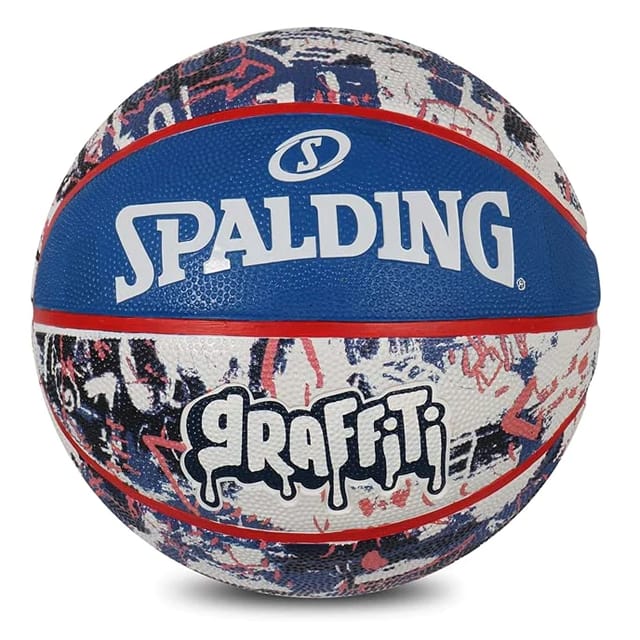 स्पाल्डिंग गार्फिटी बास्केटबॉल, निळा/पांढरा/लाल - आकार 7