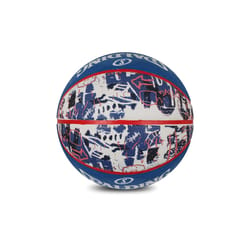 Spalding Garffiti Basketball, Blue/White/Red - Size 7