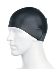 Speedo Unisex-Adult Plain Molded Silicone Swimcap