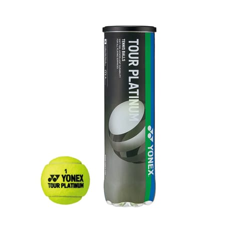 Yonex ট্যুর প্ল্যাটিনাম (TB-TP4 EX) টেনিস বল, 1 ক্যান - হলুদ